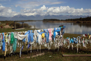Celem wyprawy Koleją Transsyberyjską, liczącej ponad 5 tysięcy kilometrów była wizyta nad najgłębszym słodkowodnym jeziorem świata – Bajkałem. / Tomasz Tułak
