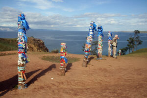 Celem wyprawy Koleją Transsyberyjską, liczącej ponad 5 tysięcy kilometrów była wizyta nad najgłębszym słodkowodnym jeziorem świata – Bajkałem. / Tomasz Tułak