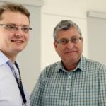 25.03.2015 Wystawa Creation - niech się stanie Muli Ben Sasson / Stanisław Blinstrub / Radio Kielce