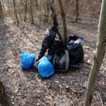 21.03.2015 sprzątanie parku na kieleckim  Czarnowie / Stanisław Blinstrub / Radio Kielce