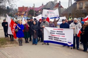 07.03.2015 Marsz PiS w Starachowicach / Bartłomiej Zapała / Radio Kielce