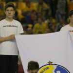 Rewanżowy mecz 1/8 finału Vive Tauron Kielce - Montpellier. Przedmeczowa prezentacja / Kamil Król / Radio Kielce