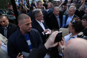 Prezydent Bronisław Komorowski odwiedził Kielce (24 kwietnia 2015 r.) / Piotr Michalski / Radio Kielce