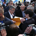 Prezydent Bronisław Komorowski odwiedził Kielce (24 kwietnia 2015 r.) / Piotr Michalski / Radio Kielce