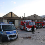 Pożar hali przy ulicy Mielczarskiego (20 kwietnia 2015 r.) / Piotr Michalski / Radio Kielce