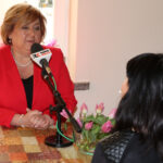 Wizyta żony prezydenta RP Anny Komorowskiej w Sandomierzu / Piotr Michalski / Radio Kielce