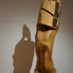 2.4.2015 Kielce. Jerzy Fober - wystawa rzeźb w Domu Praczki. / Marlena Płaska / Radio Kielce