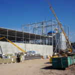 23.4.2015 Starachowice. Budowa nowej fabryki firmy Animex / Bartłomiej Zapała / Radio Kielce