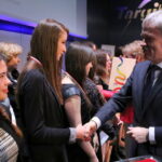 Rozstrzygnięcie konkursów przedmiotowych gimnazjalistów - gala w Targach Kielce / Kamil Król / Radio Kielce