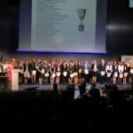 Rozstrzygnięcie konkursów przedmiotowych gimnazjalistów - gala w Targach Kielce / Kamil Król / Radio Kielce