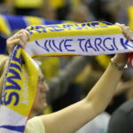 Rewanżowy mecz ćwierćfinału LM piłkarzy ręcznych: Vive Tauron Kielce - Vardar Skopje. Cudowna atmosfera w Hali Legionów / Kamil Król / Radio Kielce