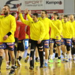 01.04.2015. Pierwszy mecz ćwierćfinału play-off piłkarzy ręcznych: Vive Tauron Kielce - MMTS Kwidzyn / Kamil Król / Radio Kielce