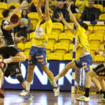 01.04.2015. Pierwszy mecz ćwierćfinału play-off piłkarzy ręcznych: Vive Tauron Kielce - MMTS Kwidzyn / Kamil Król / Radio Kielce