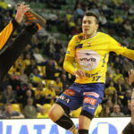 01.04.2015. Pierwszy mecz ćwierćfinału play-off piłkarzy ręcznych: Vive Tauron Kielce - MMTS Kwidzyn / Kamil Król / Radio Kielce