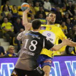 01.04.2015. Pierwszy mecz ćwierćfinału play-off piłkarzy ręcznych: Vive Tauron Kielce - MMTS Kwidzyn / Kamil Król / Radio Kielce