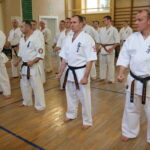 Uroczystość wręczenia karatekom z Kieleckiego Klubu Karate Kyokushin certyfikatów i pasów na I i II stopień dan / Kamil król / Radio Kielce