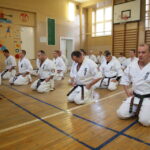 Uroczystość wręczenia karatekom z Kieleckiego Klubu Karate Kyokushin certyfikatów i pasów na I i II stopień dan / Kamil Król / Radio Kielce