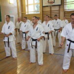 Uroczystość wręczenia karatekom z Kieleckiego Klubu Karate Kyokushin certyfikatów i pasów na I i II stopień dan / Kamil Król / Radio Kielce