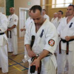 Uroczystość wręczenia karatekom z Kieleckiego Klubu Karate Kyokushin certyfikatów i pasów na I i II stopień dan / Kamil Król / Radio Kielce