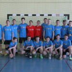 Zespół gimnazjum nr 7 - zwycięzcy Mistrzostw Kielc gimnazjalistów w piłce ręcznej / Maciej Makuła / Radio Kielce