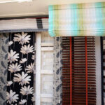 10.4.2015 Kielce. Targi "Dom i ogród". Firma Widok dba o upiększanie okien. Do wyboru m.in. rolety, żaluzje plisowane. / Wojciech Habdas / Radio Kielce