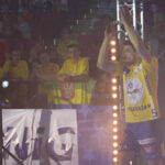 25.4.2015 Warszawa. Półfinał turnieju Final Four. Prezentacja zawodników. / Wojciech Habdas / Radio Kielce