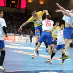 25.4.2015 Warszawa. W półfinale, rozgrywanego na warszawskim Torwarze turnieju Final Four, piłkarze Vive Tauron Kielce pokonali Górnika Zabrze 38:28 (18:15) / Wojciech Habdas / Radio Kielce