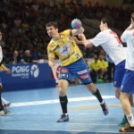 25.4.2015 Warszawa. W półfinale, rozgrywanego na warszawskim Torwarze turnieju Final Four, piłkarze Vive Tauron Kielce pokonali Górnika Zabrze 38:28 (18:15) / Wojciech Habdas / Radio Kielce