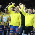 26.4.2015 Kielce. Puchar Polski dla Vive Tauron Kielce. Już wiedzą, zwyciężyli! / Wojciech Habdas / Radio Kielce