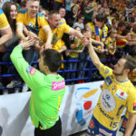 26.4.2015 Kielce. Puchar Polski dla Vive Tauron Kielce. Już wiedzą, zwyciężyli! / Wojciech Habdas / Radio Kielce