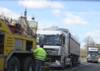 Wypadek w Opatowie / Piotr Michalski / Radio Kielce