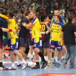 1.6.2014 Niemcy, Kolonia. Lanxess Arena. Vive Tauron Kielce - FC Barcelona / Wojciech Habdas / Radio Kielce