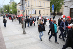 Kieleckie obchody święta 1 Maja (1 maja 2015 r.) / Piotr Michalski / Radio Kielce