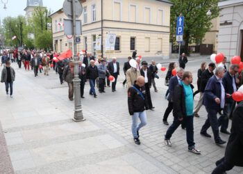 Kieleckie obchody święta 1 Maja (1 maja 2015 r.) / Piotr Michalski / Radio Kielce