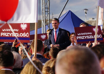 Adam Jarubas zakończył kampanię wyborczą  (8 maja 2015 r.) / Piotr Michalski / Radio Kielce