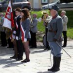 12.05.2013 80 rocznica śmierci marszałka Józefa Piłsudskiego. Składanie kwiatów. / Stanisław Blinstrub / Radio Kielce