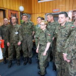 Wizyta w Radiu Kielce uczestników Międzynarodowego Kursu Obserwatorów Wojskowych / Kamil Król / Radio Kielce