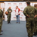 Wizyta w Radiu Kielce uczestników Międzynarodowego Kursu Obserwatorów Wojskowych / Kamil Król / Radio Kielce