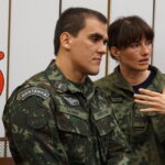 Wizyta w Radiu Kielce uczestników Międzynarodowego Kursu Obserwatorów Wojskowych / Kamil Król / Radio Kielce