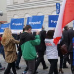 21.05.2015 Marsz poparcia kandydata na prezydenta RP Andrzeja Dudy / Kamil Król / Radio Kielce