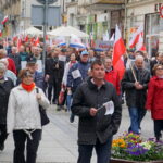 21.05.2015 Marsz poparcia kandydata na prezydenta RP Andrzeja Dudy / Kamil Król / Radio Kielce