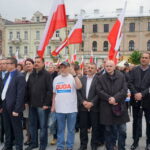 21.05.2015 Marsz poparcia kandydata na prezydenta RP Andrzeja Dudy / Kamil Król / Radio Kielce