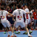 31.05.2015 Piłkarze ręczni Barcelony wygrali z węgierskim MKB Veszprem w finale turnieju Final Four Ligi Mistrzów / Stanisław Blinstrub / Radio Kielce