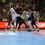 31.05.2015 Piłkarze ręczni Barcelony wygrali z węgierskim MKB Veszprem w finale turnieju Final Four Ligi Mistrzów / Stanisław Blinstrub / Radio Kielce