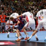 31.05.2015 Piłkarze ręczni Barcelony wygrali z węgierskim MKB Veszprem w finale turnieju Final Four Ligi Mistrzów / Stanisław Blinstrub / Radio Kielce