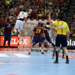 31.05.2015 Piłkarze ręczni Barcelony wygrali z węgierskim MKB Veszprem w finale turnieju Final Four Ligi Mistrzów / Stanisław Blinstrub / Radio Kielce