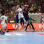 31.05.2015 Piłkarze ręczni Barcelony wygrali z węgierskim MKB Veszprem w finale turnieju Final Four Ligi Mistrzów / Stanisław Blinstrub / Radio Kielce