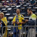 30.05.2015 Final Four. Rozgrzewka przed meczem Vive Tauron Kielce - Barcelona. / Stanisław Blinstrub / Radio Kielce