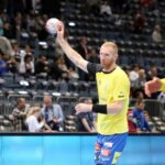 30.05.2015 Final Four. Rozgrzewka przed meczem Vive Tauron Kielce - Barcelona. / Stanisław Blinstrub / Radio Kielce