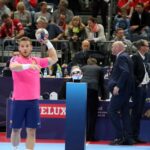 30.05.2015 Final Four. Rozgrzewka przed meczem Vive Tauron Kielce - Barcelona. / Stanisław Blinstrub / Radio Kielce